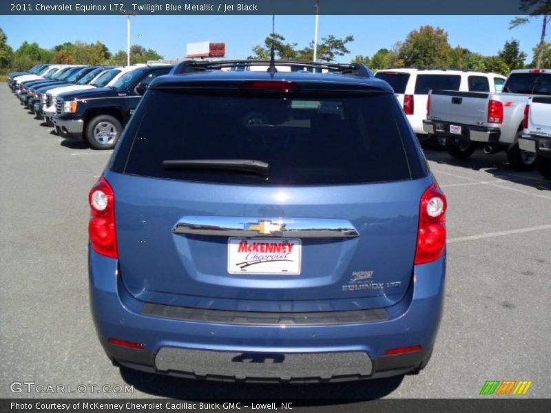 Twilight Blue Metallic / Jet Black 2011 Chevrolet Equinox LTZ