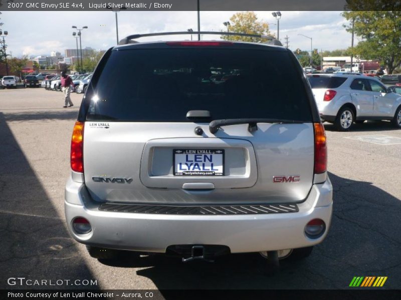 Liquid Silver Metallic / Ebony 2007 GMC Envoy SLE 4x4