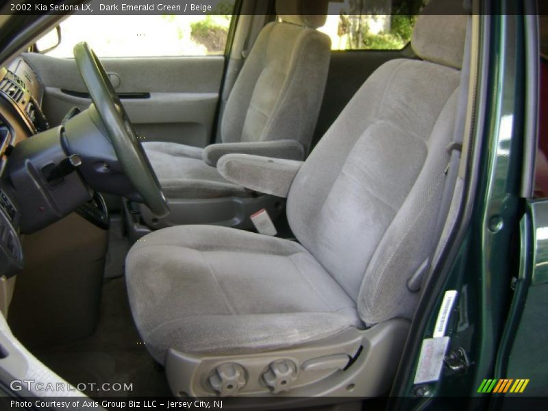 Dark Emerald Green / Beige 2002 Kia Sedona LX