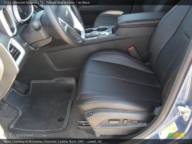 Twilight Blue Metallic / Jet Black 2011 Chevrolet Equinox LTZ