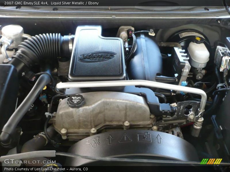 Liquid Silver Metallic / Ebony 2007 GMC Envoy SLE 4x4
