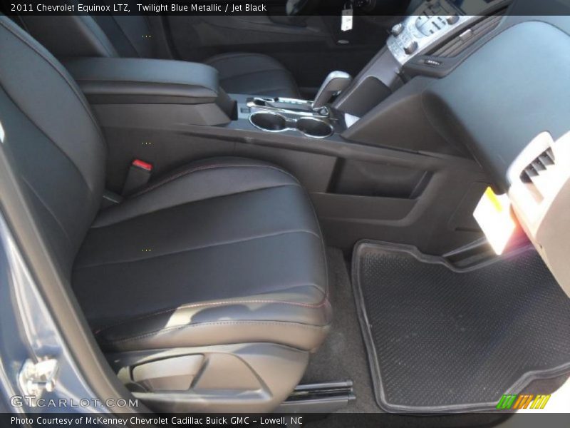Twilight Blue Metallic / Jet Black 2011 Chevrolet Equinox LTZ