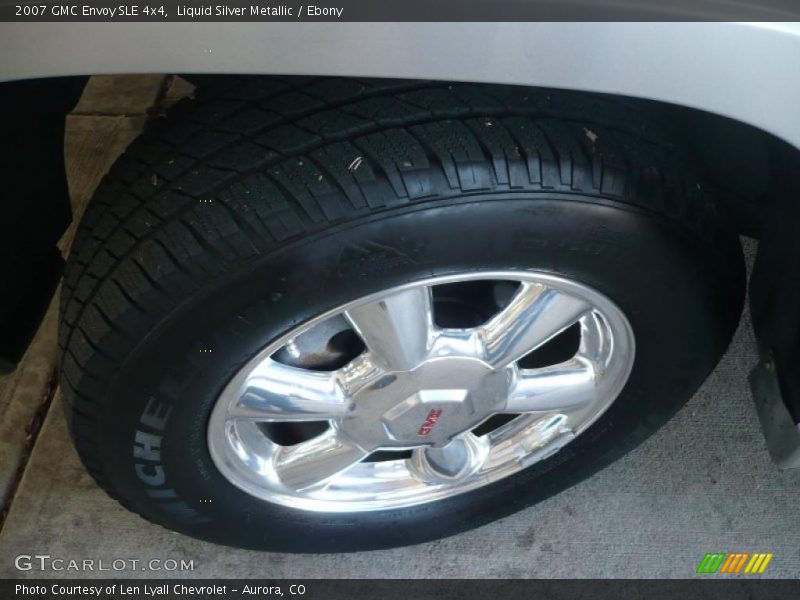 Liquid Silver Metallic / Ebony 2007 GMC Envoy SLE 4x4