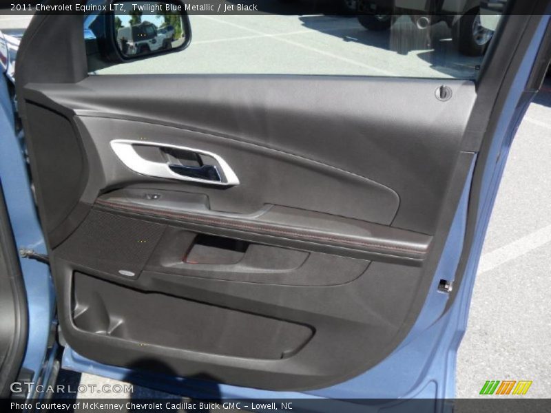 Twilight Blue Metallic / Jet Black 2011 Chevrolet Equinox LTZ