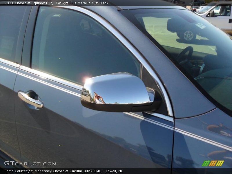 Twilight Blue Metallic / Jet Black 2011 Chevrolet Equinox LTZ