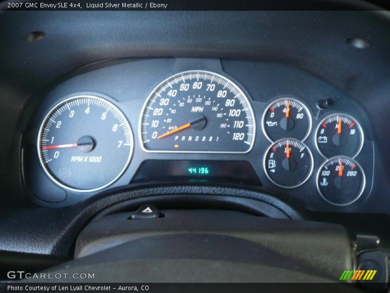 Liquid Silver Metallic / Ebony 2007 GMC Envoy SLE 4x4