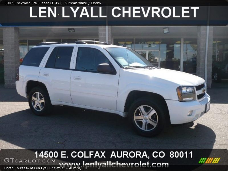 Summit White / Ebony 2007 Chevrolet TrailBlazer LT 4x4