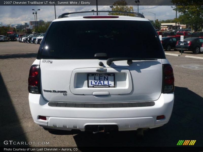Summit White / Ebony 2007 Chevrolet TrailBlazer LT 4x4