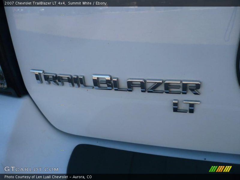 Summit White / Ebony 2007 Chevrolet TrailBlazer LT 4x4