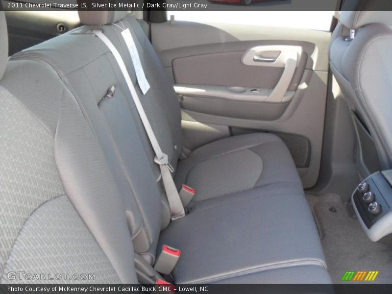 Silver Ice Metallic / Dark Gray/Light Gray 2011 Chevrolet Traverse LS