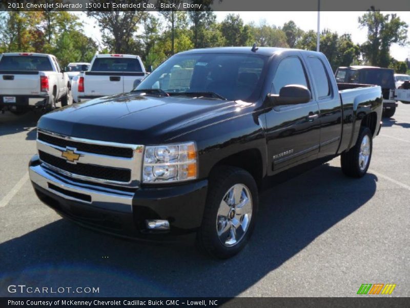 Black / Ebony 2011 Chevrolet Silverado 1500 LT Extended Cab