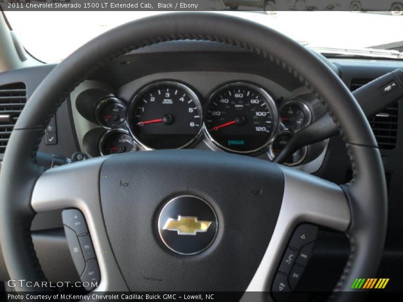 Black / Ebony 2011 Chevrolet Silverado 1500 LT Extended Cab