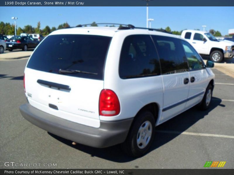 Stone White / Mist Gray 1998 Dodge Caravan
