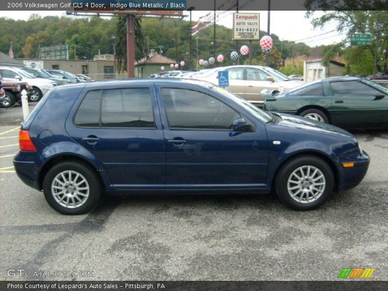 Indigo Blue Metallic / Black 2006 Volkswagen Golf GLS 4 Door