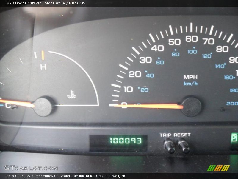 Stone White / Mist Gray 1998 Dodge Caravan