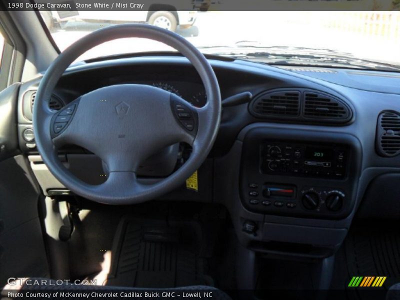 Stone White / Mist Gray 1998 Dodge Caravan