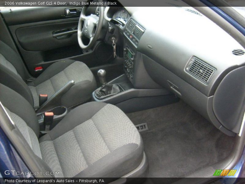 Indigo Blue Metallic / Black 2006 Volkswagen Golf GLS 4 Door