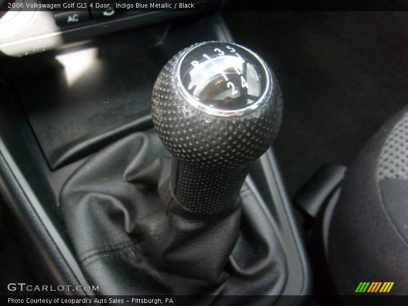 Indigo Blue Metallic / Black 2006 Volkswagen Golf GLS 4 Door