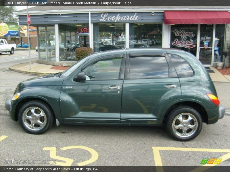 Shale Green Metallic / Taupe/Pearl Beige 2001 Chrysler PT Cruiser Limited