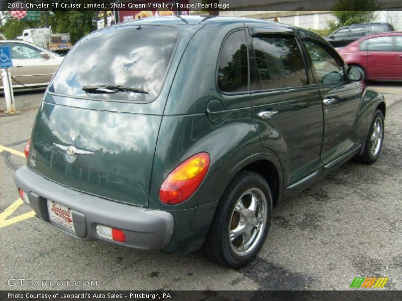 Shale Green Metallic / Taupe/Pearl Beige 2001 Chrysler PT Cruiser Limited