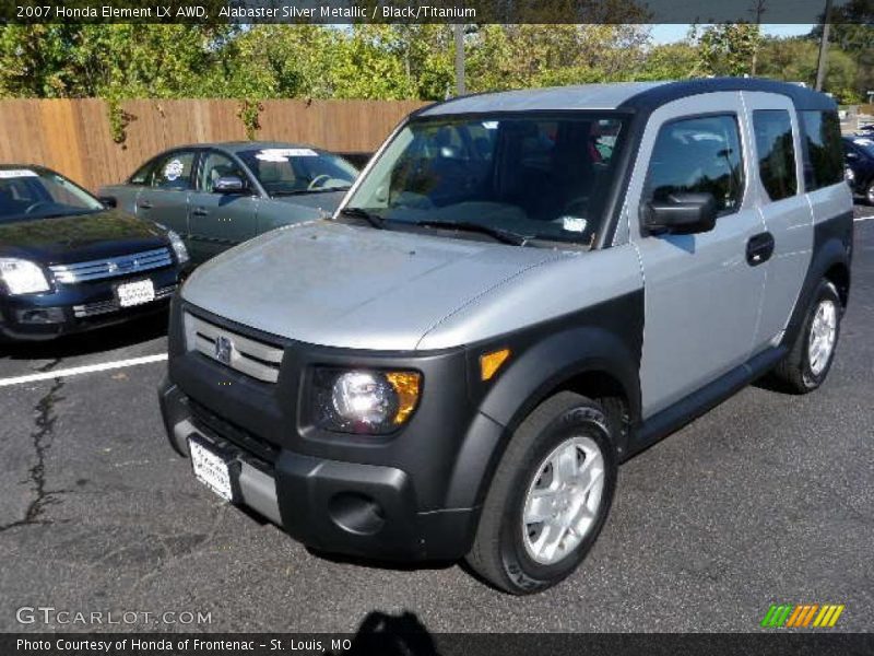 Alabaster Silver Metallic / Black/Titanium 2007 Honda Element LX AWD