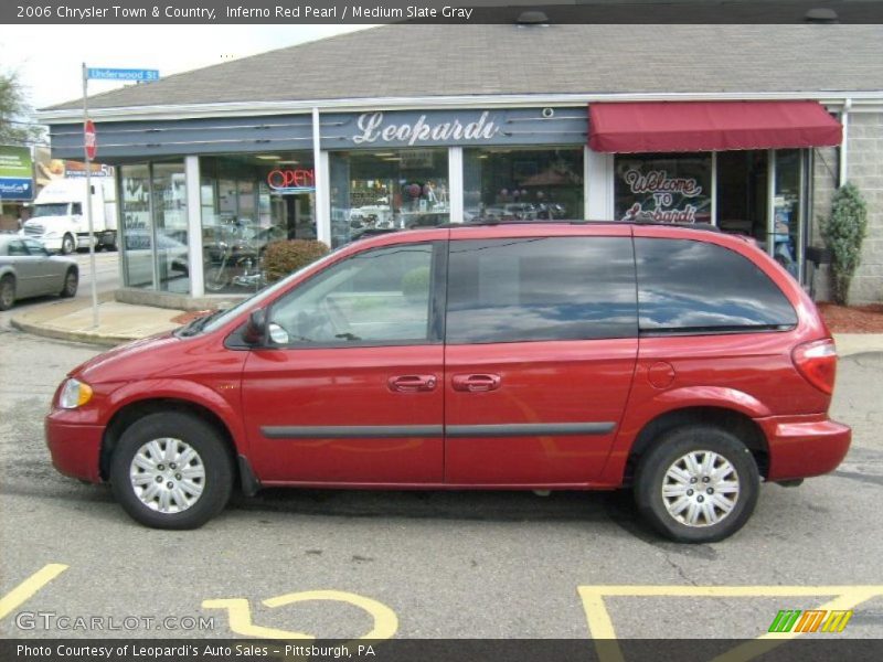 Inferno Red Pearl / Medium Slate Gray 2006 Chrysler Town & Country