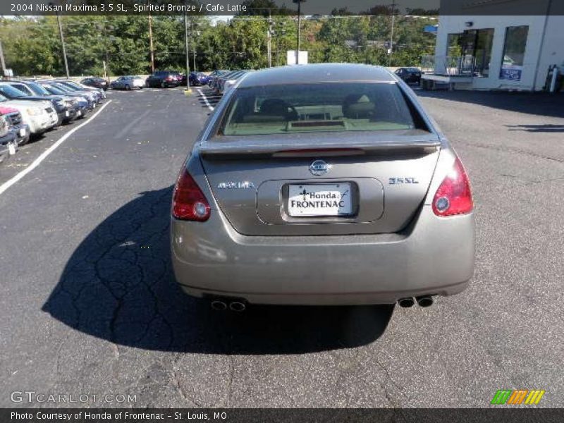 Spirited Bronze / Cafe Latte 2004 Nissan Maxima 3.5 SL