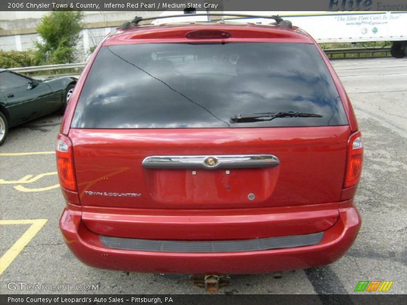 Inferno Red Pearl / Medium Slate Gray 2006 Chrysler Town & Country