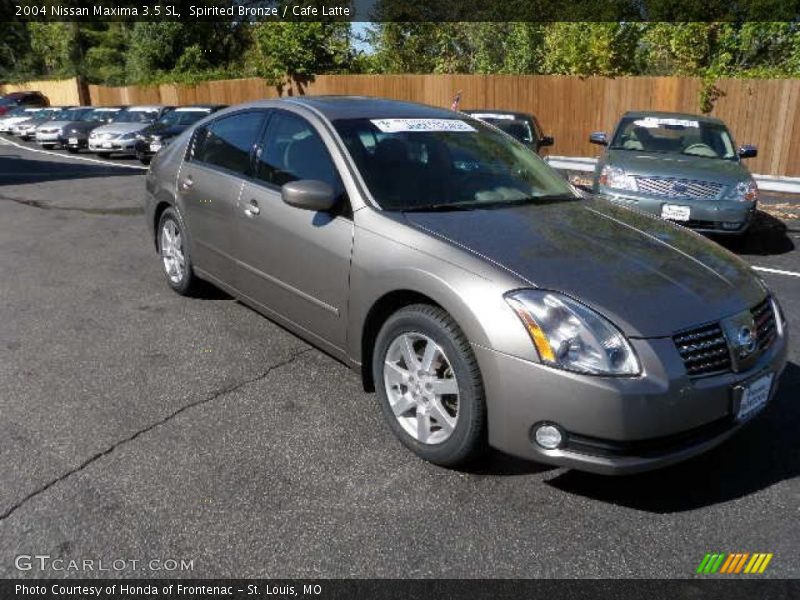 Spirited Bronze / Cafe Latte 2004 Nissan Maxima 3.5 SL