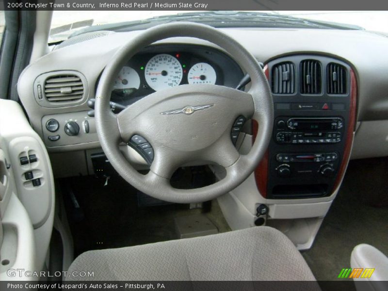 Inferno Red Pearl / Medium Slate Gray 2006 Chrysler Town & Country