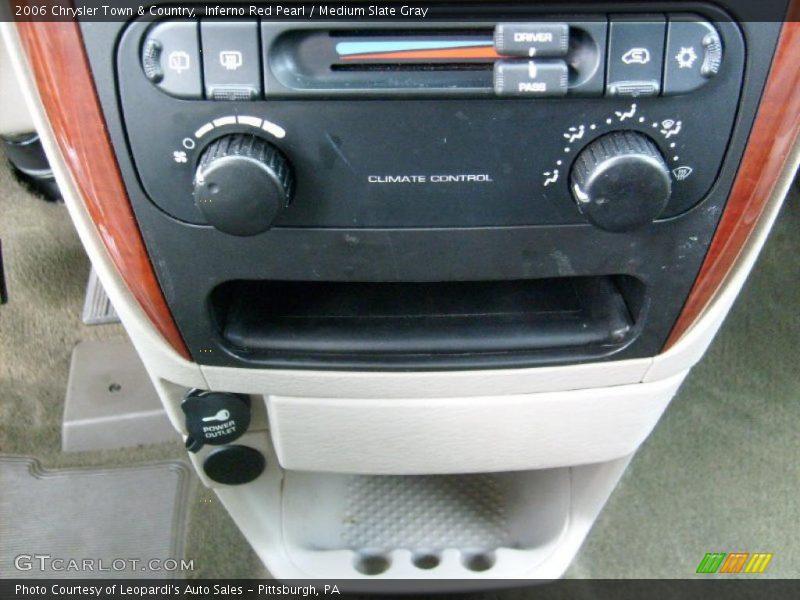 Inferno Red Pearl / Medium Slate Gray 2006 Chrysler Town & Country
