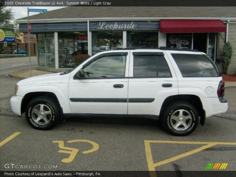 Summit White / Light Gray 2005 Chevrolet TrailBlazer LS 4x4