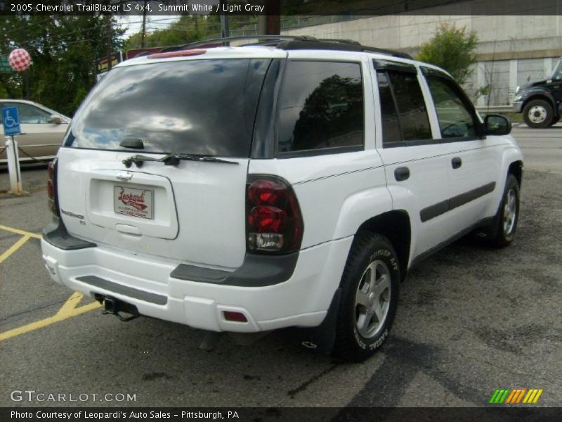 Summit White / Light Gray 2005 Chevrolet TrailBlazer LS 4x4