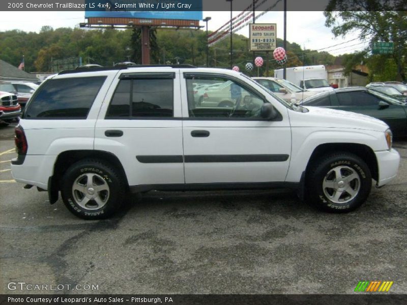 Summit White / Light Gray 2005 Chevrolet TrailBlazer LS 4x4
