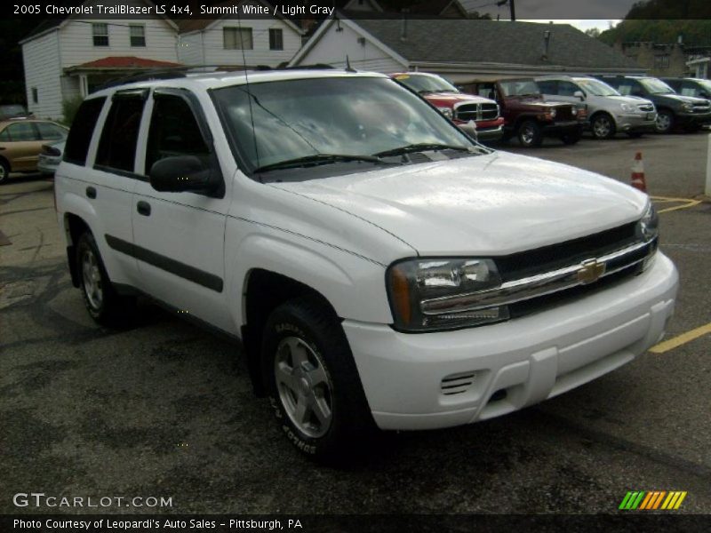 Summit White / Light Gray 2005 Chevrolet TrailBlazer LS 4x4