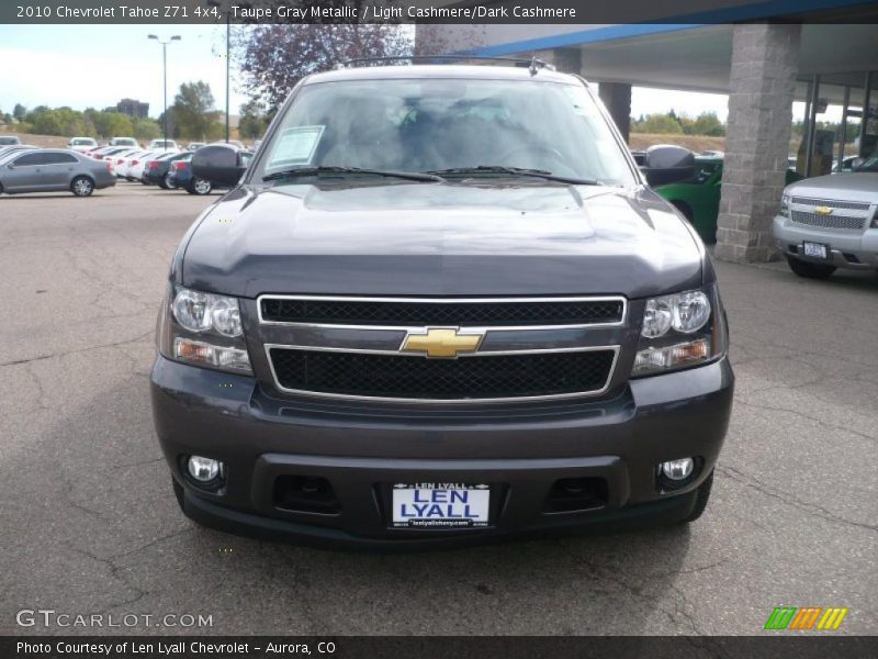 Taupe Gray Metallic / Light Cashmere/Dark Cashmere 2010 Chevrolet Tahoe Z71 4x4