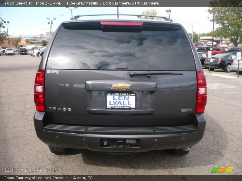 Taupe Gray Metallic / Light Cashmere/Dark Cashmere 2010 Chevrolet Tahoe Z71 4x4