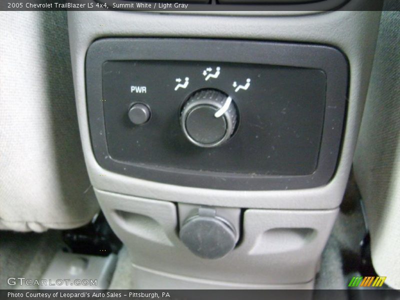 Summit White / Light Gray 2005 Chevrolet TrailBlazer LS 4x4