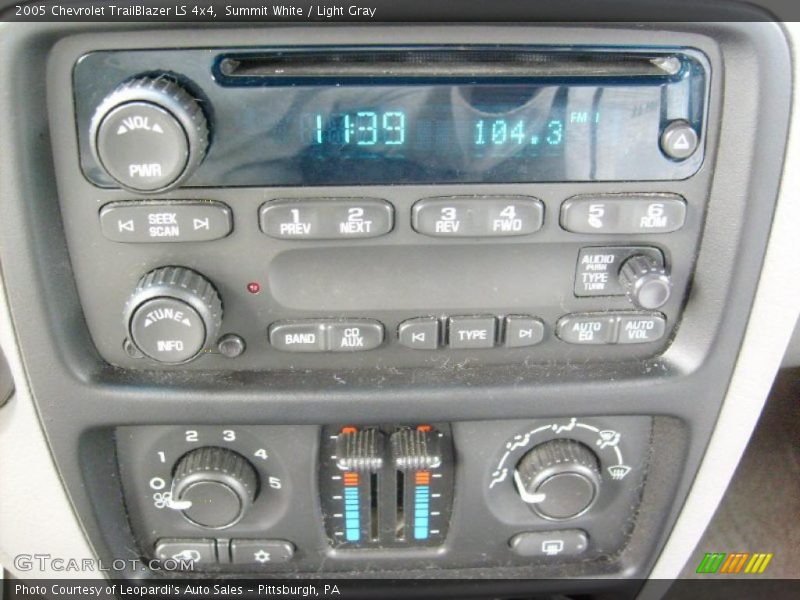 Summit White / Light Gray 2005 Chevrolet TrailBlazer LS 4x4