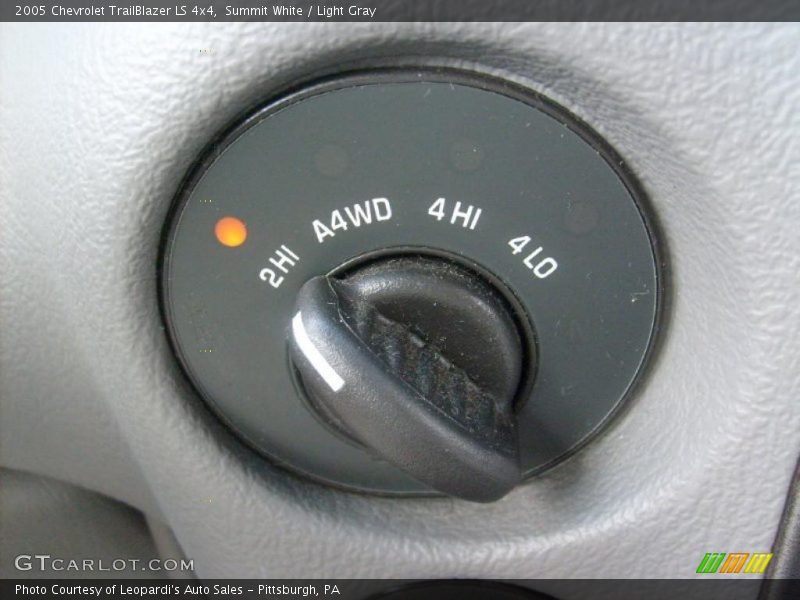Summit White / Light Gray 2005 Chevrolet TrailBlazer LS 4x4