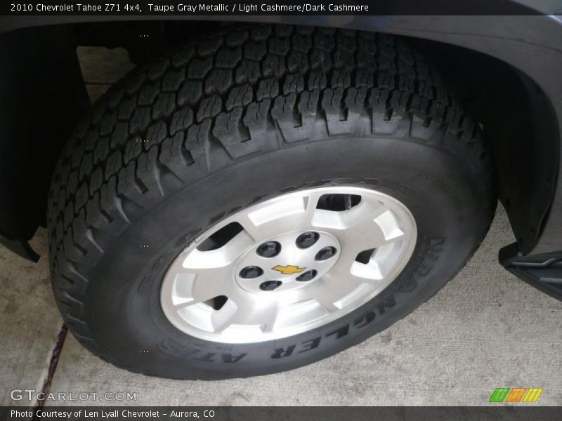 Taupe Gray Metallic / Light Cashmere/Dark Cashmere 2010 Chevrolet Tahoe Z71 4x4