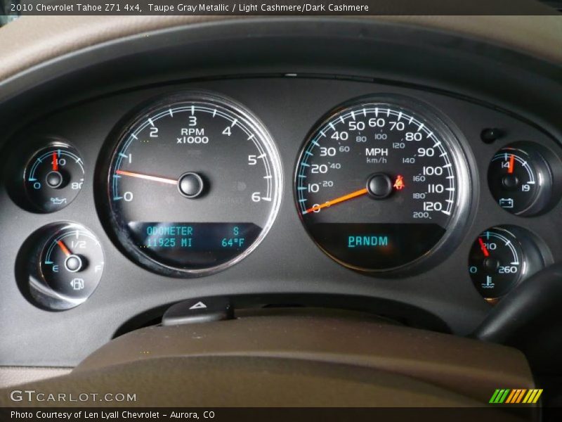 Taupe Gray Metallic / Light Cashmere/Dark Cashmere 2010 Chevrolet Tahoe Z71 4x4