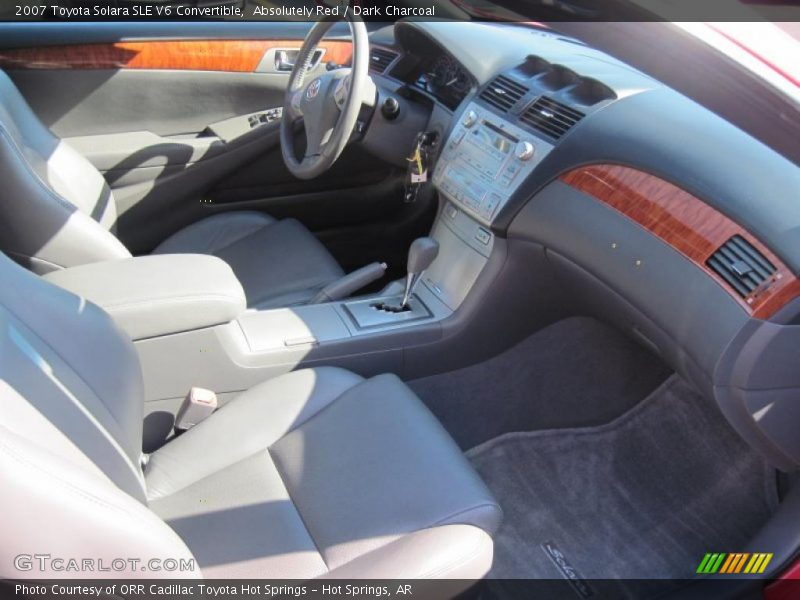 Absolutely Red / Dark Charcoal 2007 Toyota Solara SLE V6 Convertible
