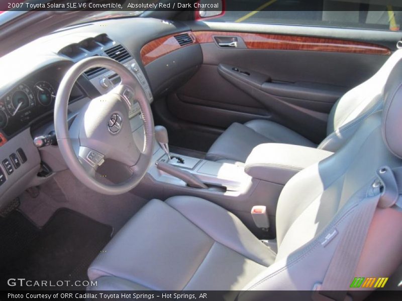 Absolutely Red / Dark Charcoal 2007 Toyota Solara SLE V6 Convertible