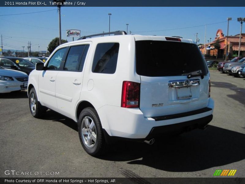 Taffeta White / Gray 2011 Honda Pilot EX-L