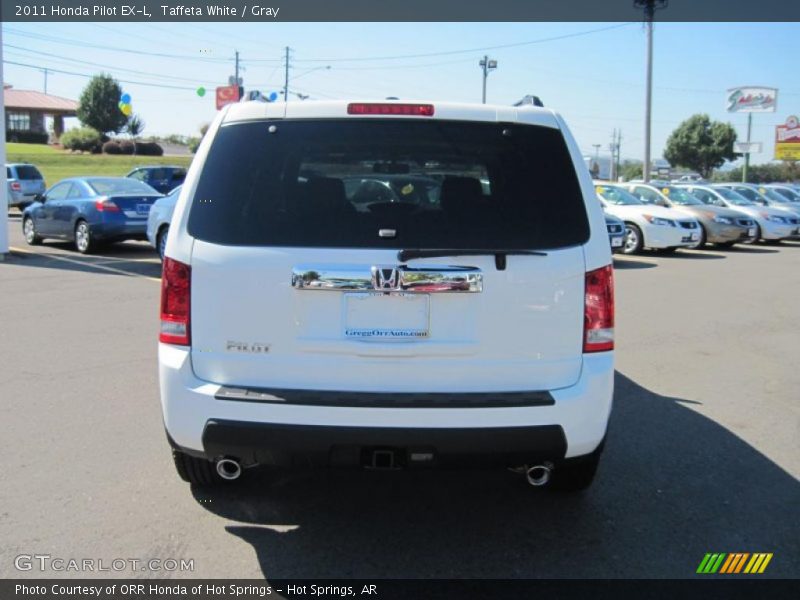 Taffeta White / Gray 2011 Honda Pilot EX-L