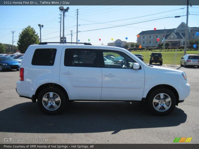 Taffeta White / Gray 2011 Honda Pilot EX-L