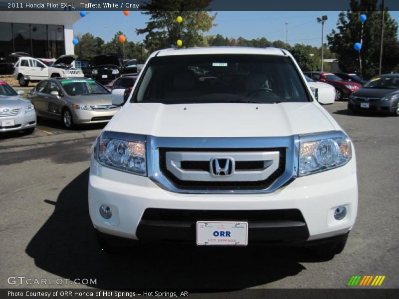 Taffeta White / Gray 2011 Honda Pilot EX-L