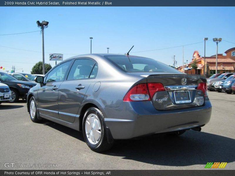 Polished Metal Metallic / Blue 2009 Honda Civic Hybrid Sedan