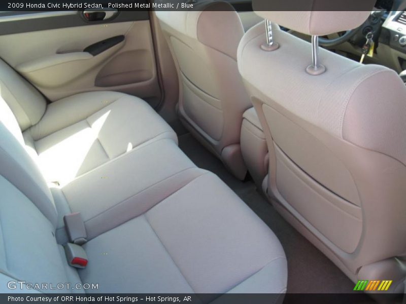 Polished Metal Metallic / Blue 2009 Honda Civic Hybrid Sedan
